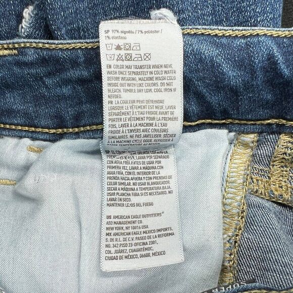 American Eagle Jeans Women's Size 4 Super Stretch Super High Rise Denim Jeggings - Picture 12 of 13